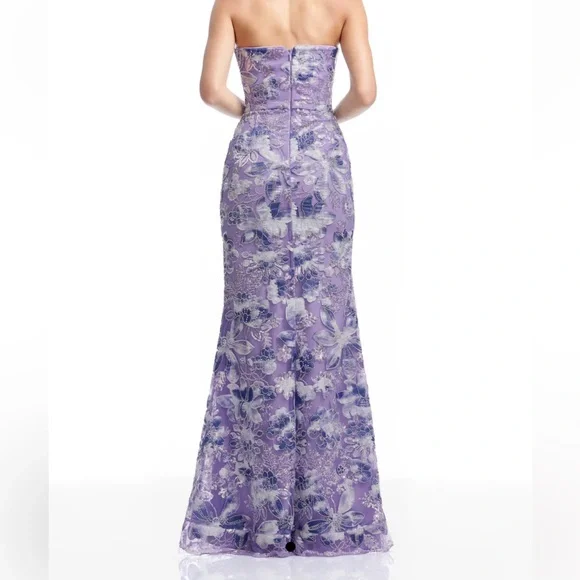 Dress the Population lilac sequin gown - Picture 2 of 13